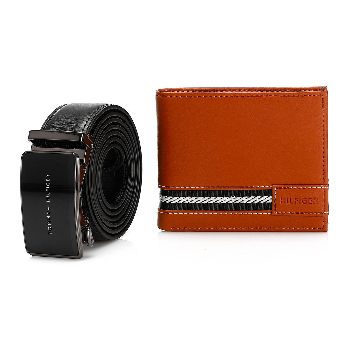 TOMMY HILFIGER set (Wallet & Belt)