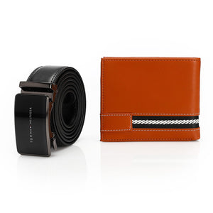 TOMMY HILFIGER set (Wallet & Belt)