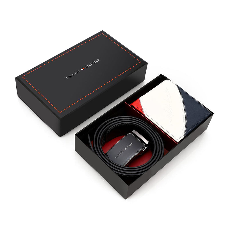TOMMY HILFIGER set (Wallet & Belt)