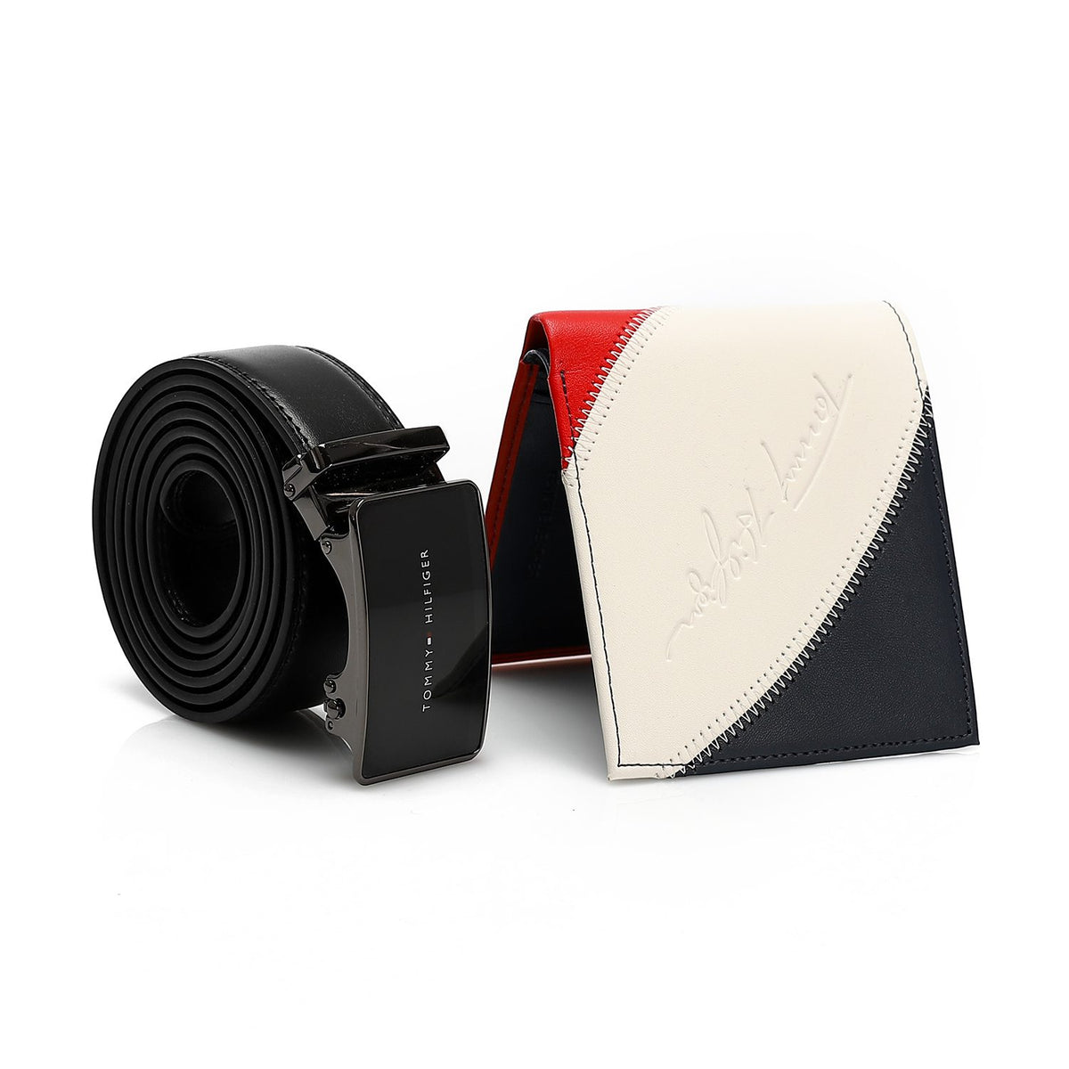 TOMMY HILFIGER set (Wallet & Belt)