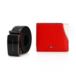 TOMMY HILFIGER set (Wallet & Belt)