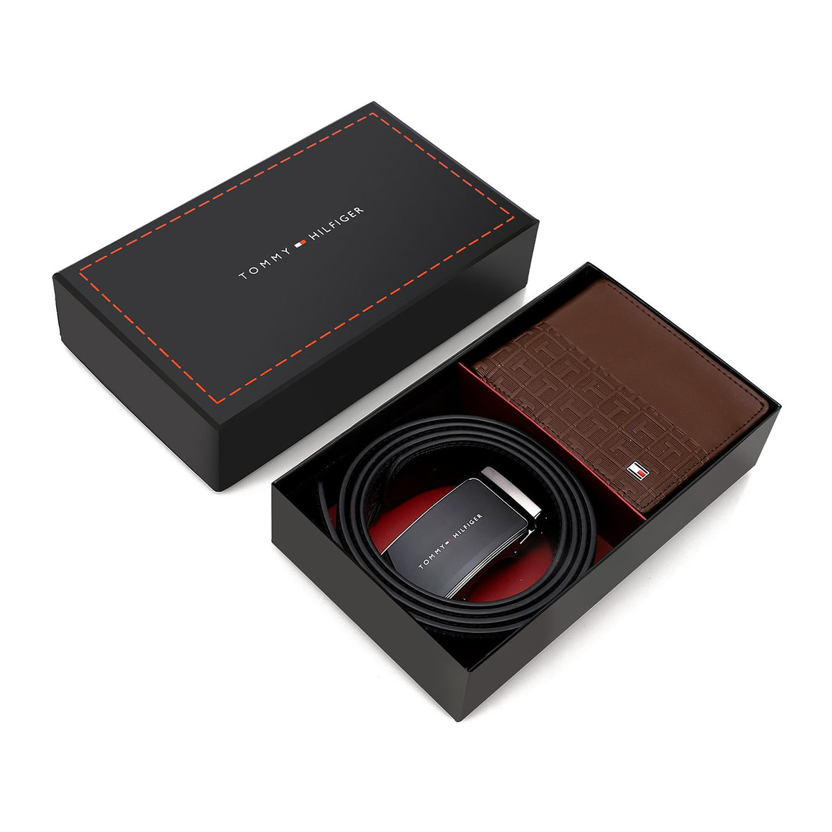 TOMMY HILFIGER set (Wallet & Belt)
