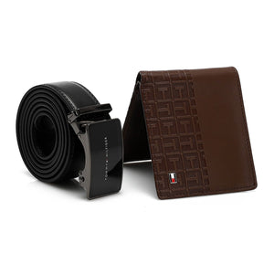 TOMMY HILFIGER set (Wallet & Belt)
