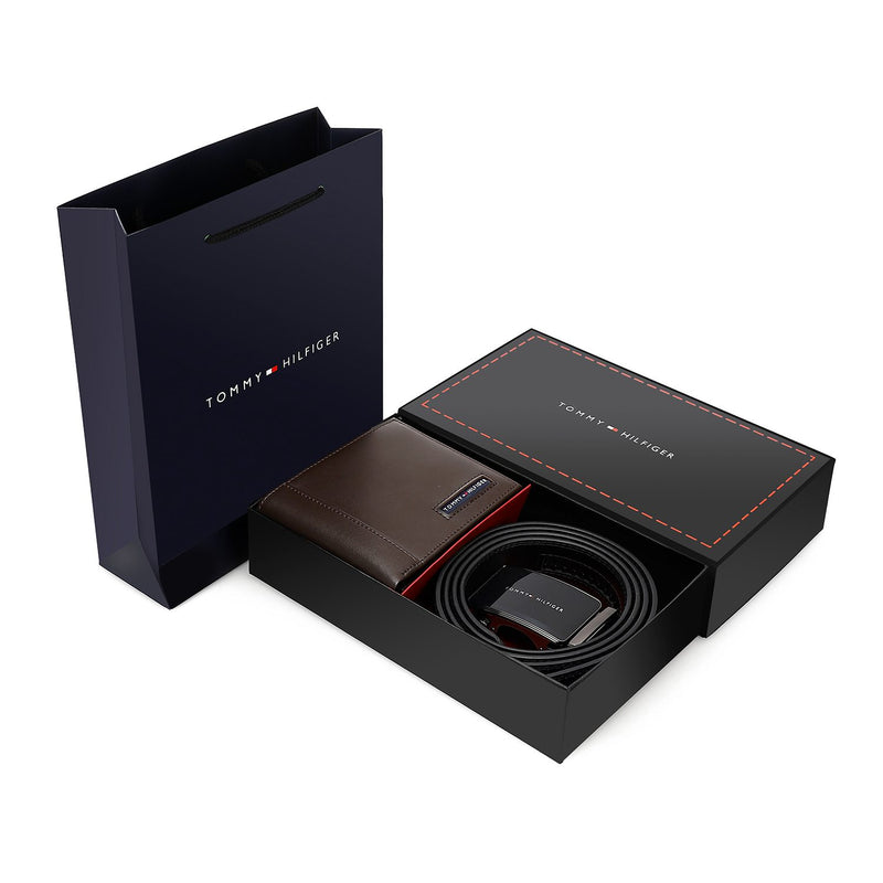 TOMMY HILFIGER set (Wallet & Belt)