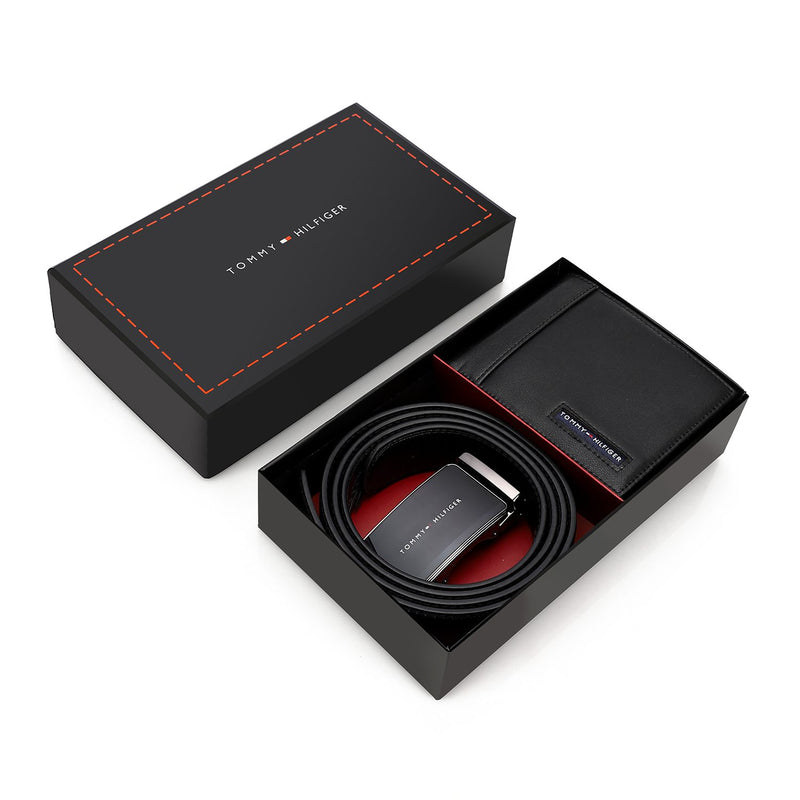 TOMMY HILFIGER set (Wallet & Belt)