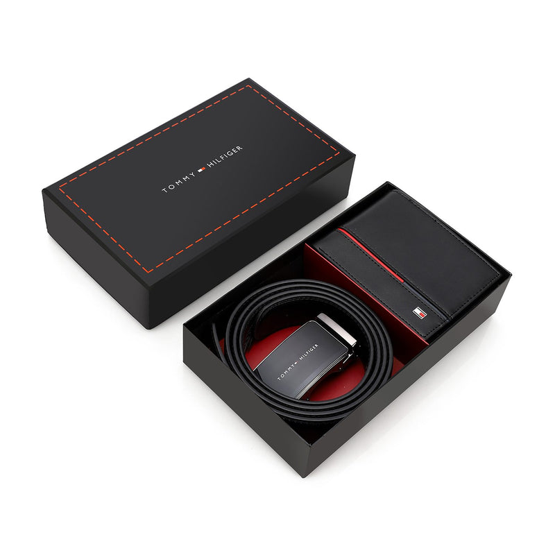 TOMMY HILFIGER set (Wallet & Belt)