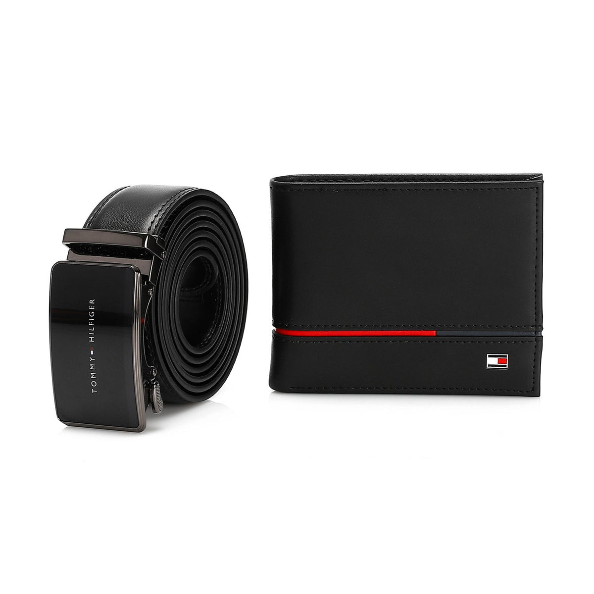 TOMMY HILFIGER set (Wallet & Belt)