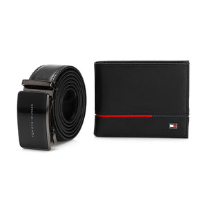 TOMMY HILFIGER set (Wallet & Belt)