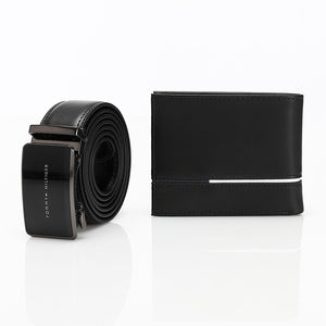 TOMMY HILFIGER set (Wallet & Belt)