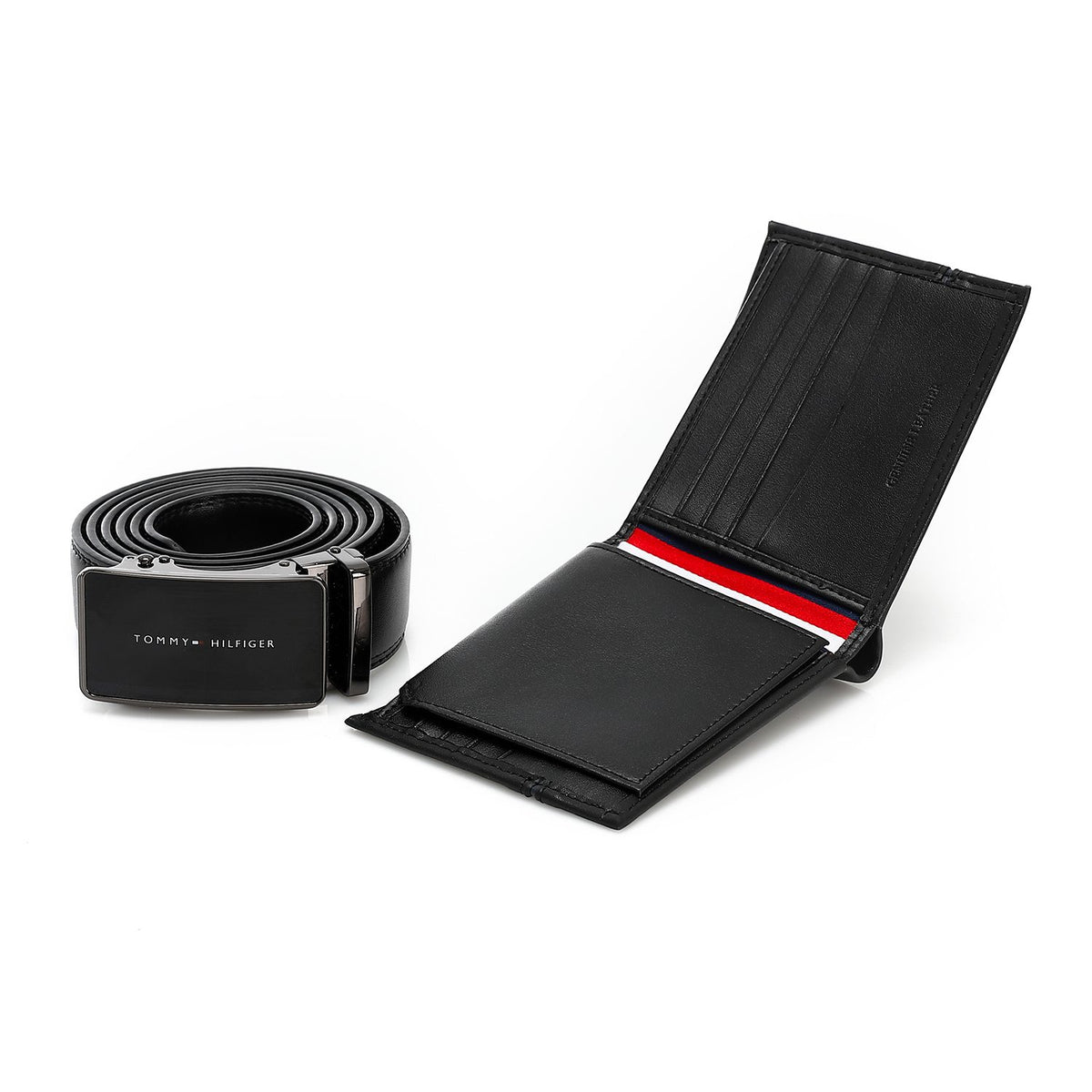 TOMMY HILFIGER set (Wallet & Belt)