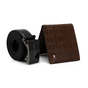 TOMMY HILFIGER set (Wallet & Belt)