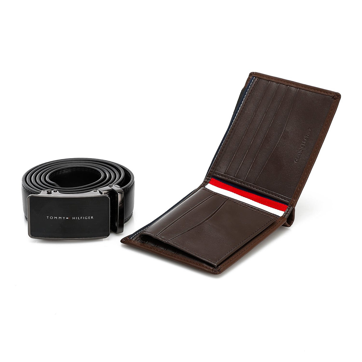 TOMMY HILFIGER set (Wallet & Belt)