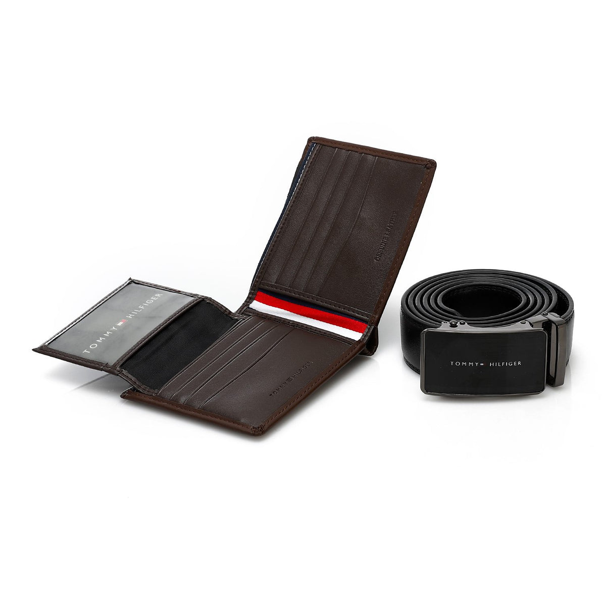 TOMMY HILFIGER set (Wallet & Belt)