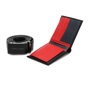 TOMMY HILFIGER set (Wallet & Belt)