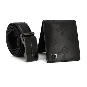 TOMMY HILFIGER set (Wallet & Belt)