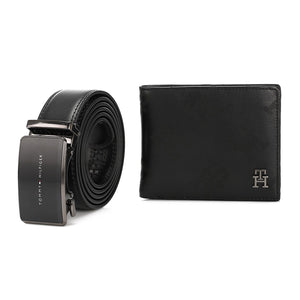 TOMMY HILFIGER set (Wallet & Belt)