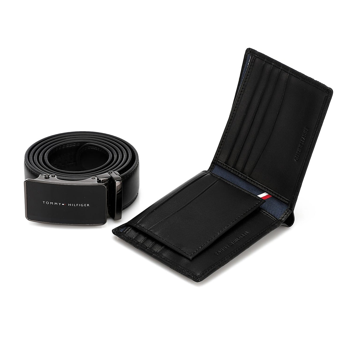 TOMMY HILFIGER set (Wallet & Belt)
