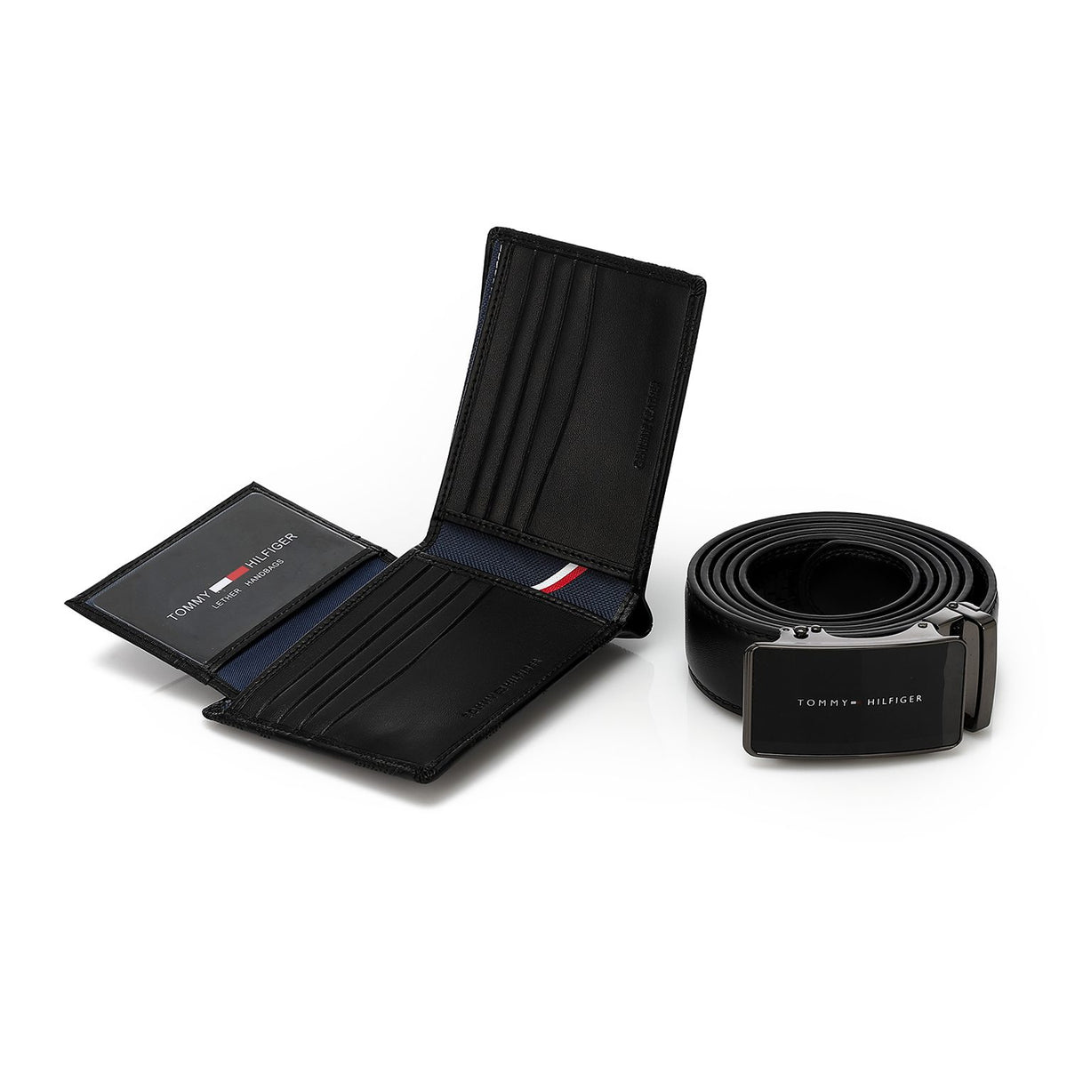 TOMMY HILFIGER set (Wallet & Belt)