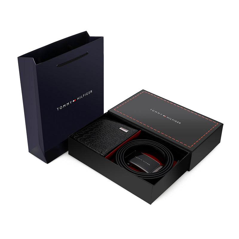 TOMMY HILFIGER set (Wallet & Belt)