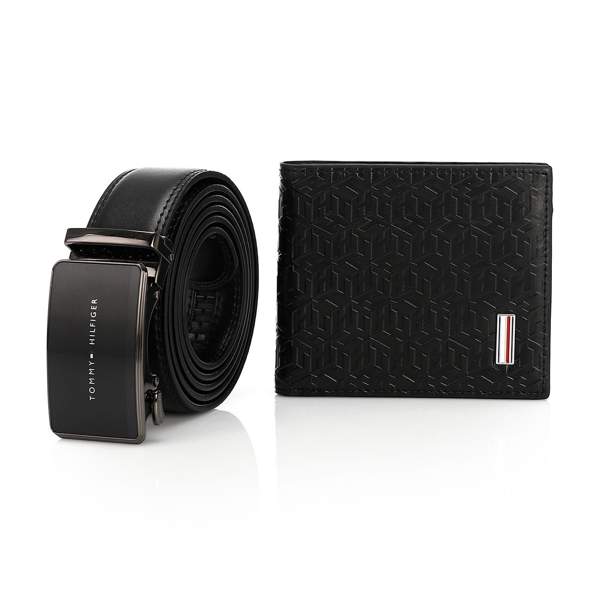 TOMMY HILFIGER set (Wallet & Belt)