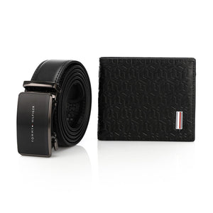 TOMMY HILFIGER set (Wallet & Belt)