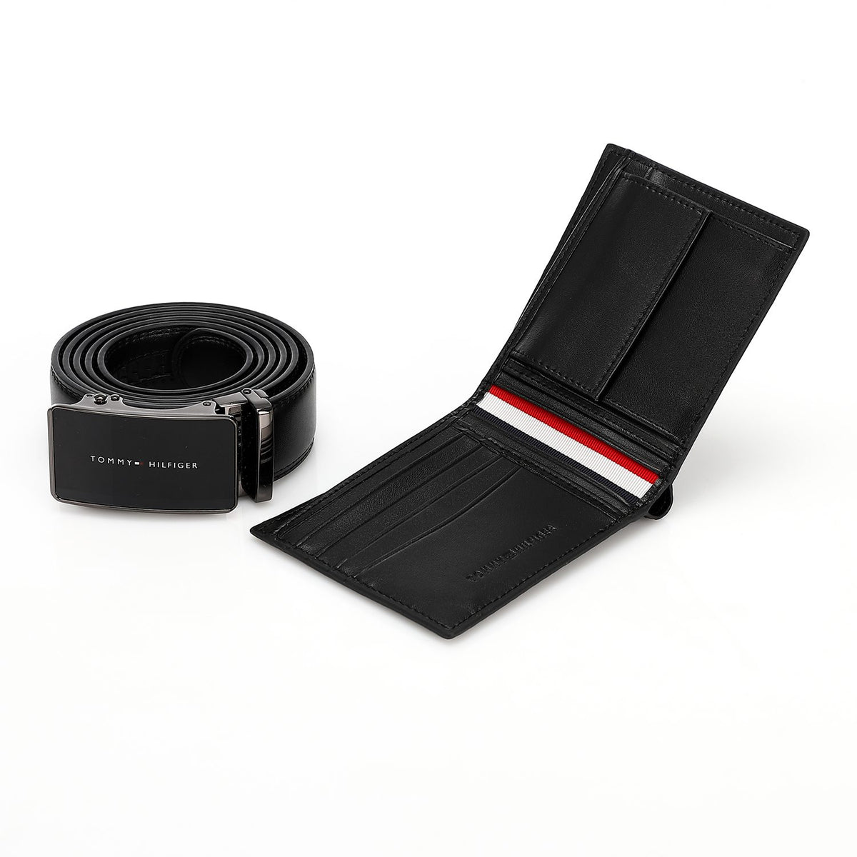 TOMMY HILFIGER set (Wallet & Belt)