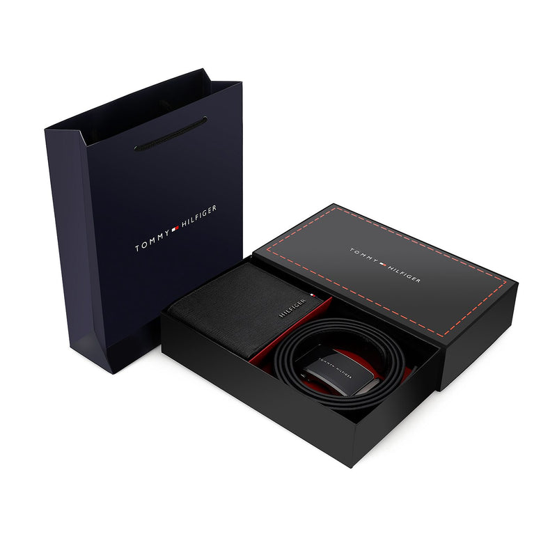 TOMMY HILFIGER set (Wallet & Belt)