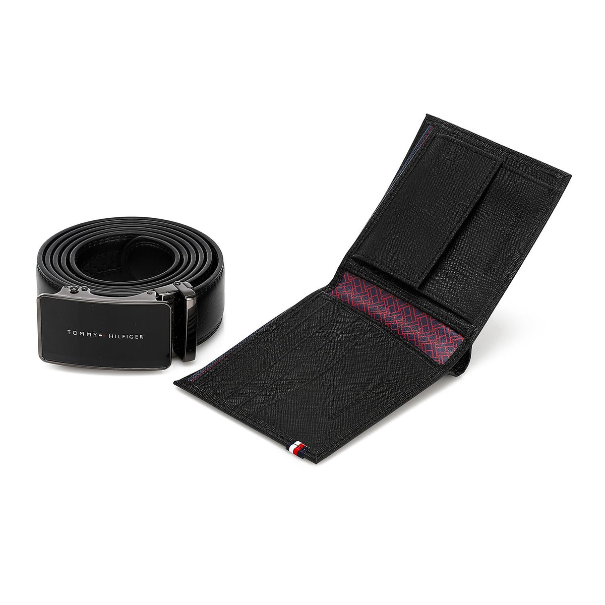 TOMMY HILFIGER set (Wallet & Belt)