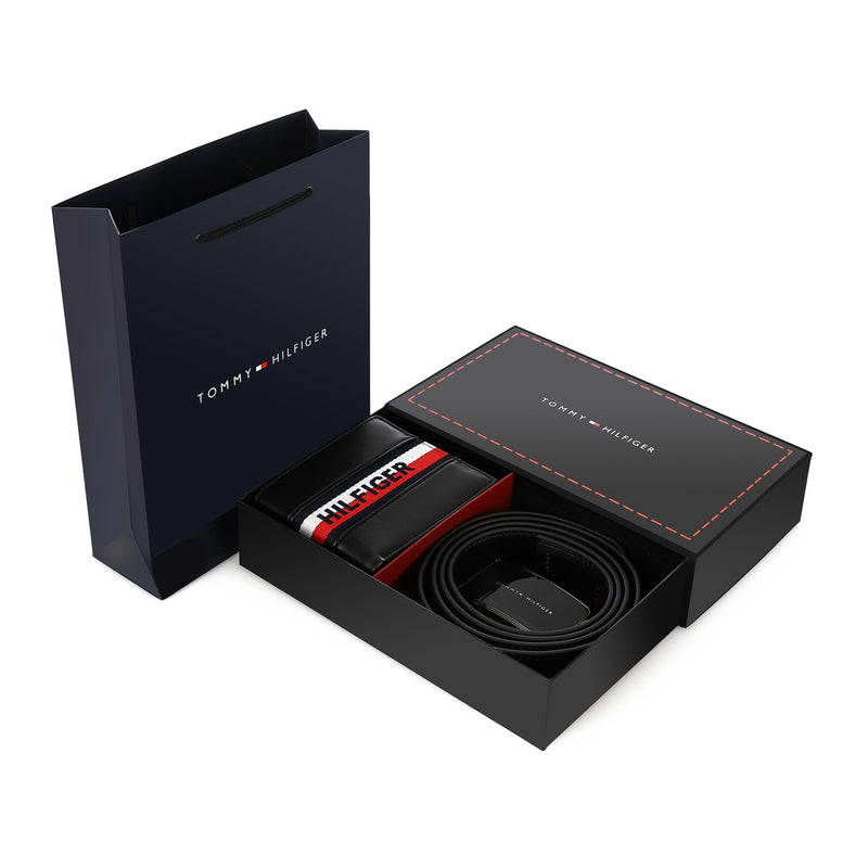 TOMMY HILFIGER set (Wallet & Belt)