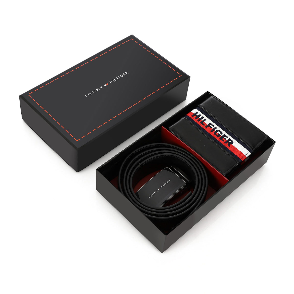TOMMY HILFIGER set (Wallet & Belt)