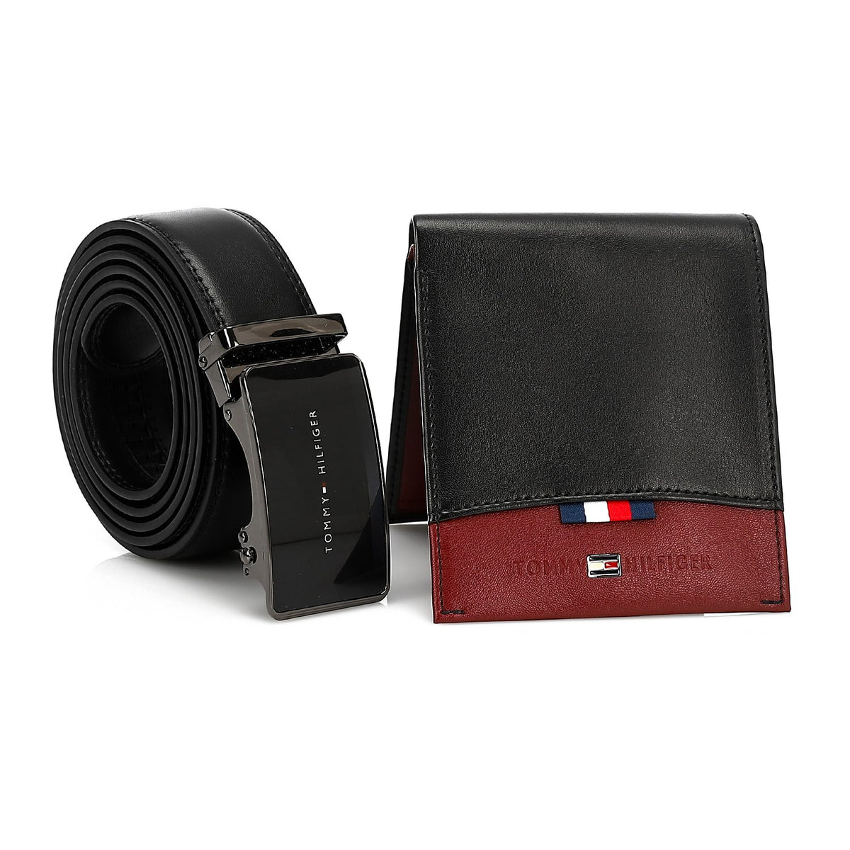 TOMMY HILFIGER set (Wallet & Belt)
