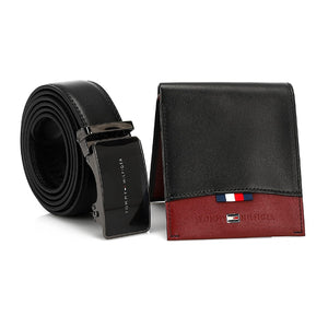 TOMMY HILFIGER set (Wallet & Belt)