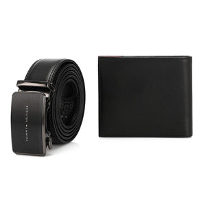 TOMMY HILFIGER set (Wallet & Belt)