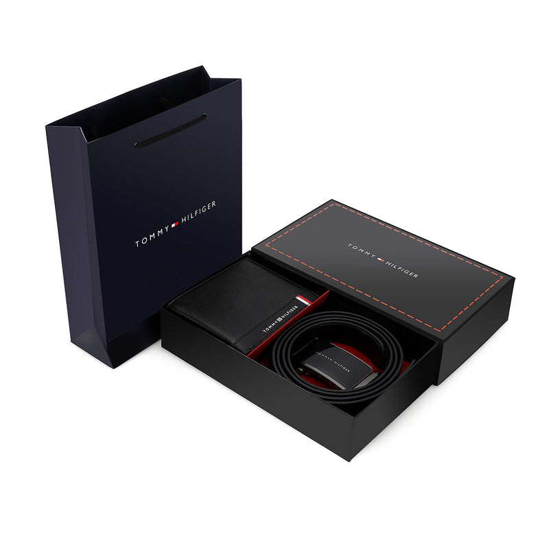 TOMMY HILFIGER set (Wallet & Belt)