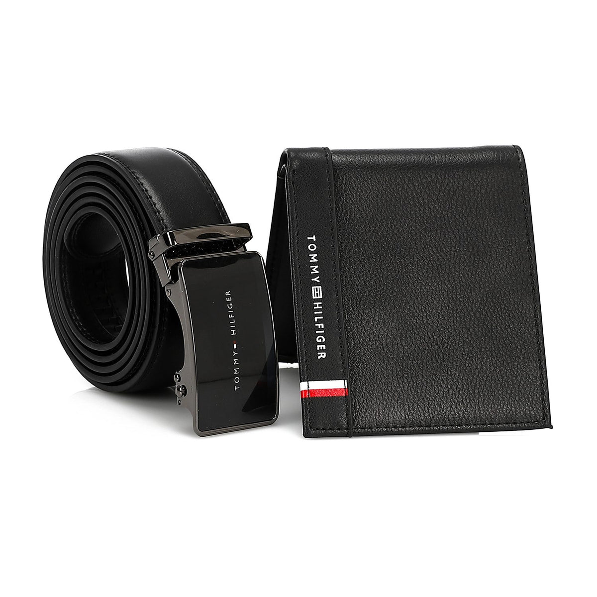 TOMMY HILFIGER set (Wallet & Belt)