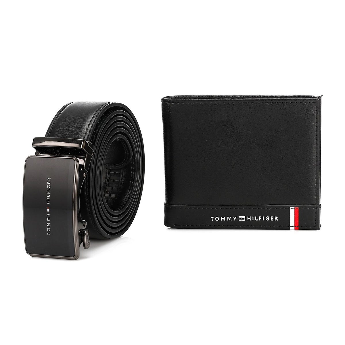 TOMMY HILFIGER set (Wallet & Belt)