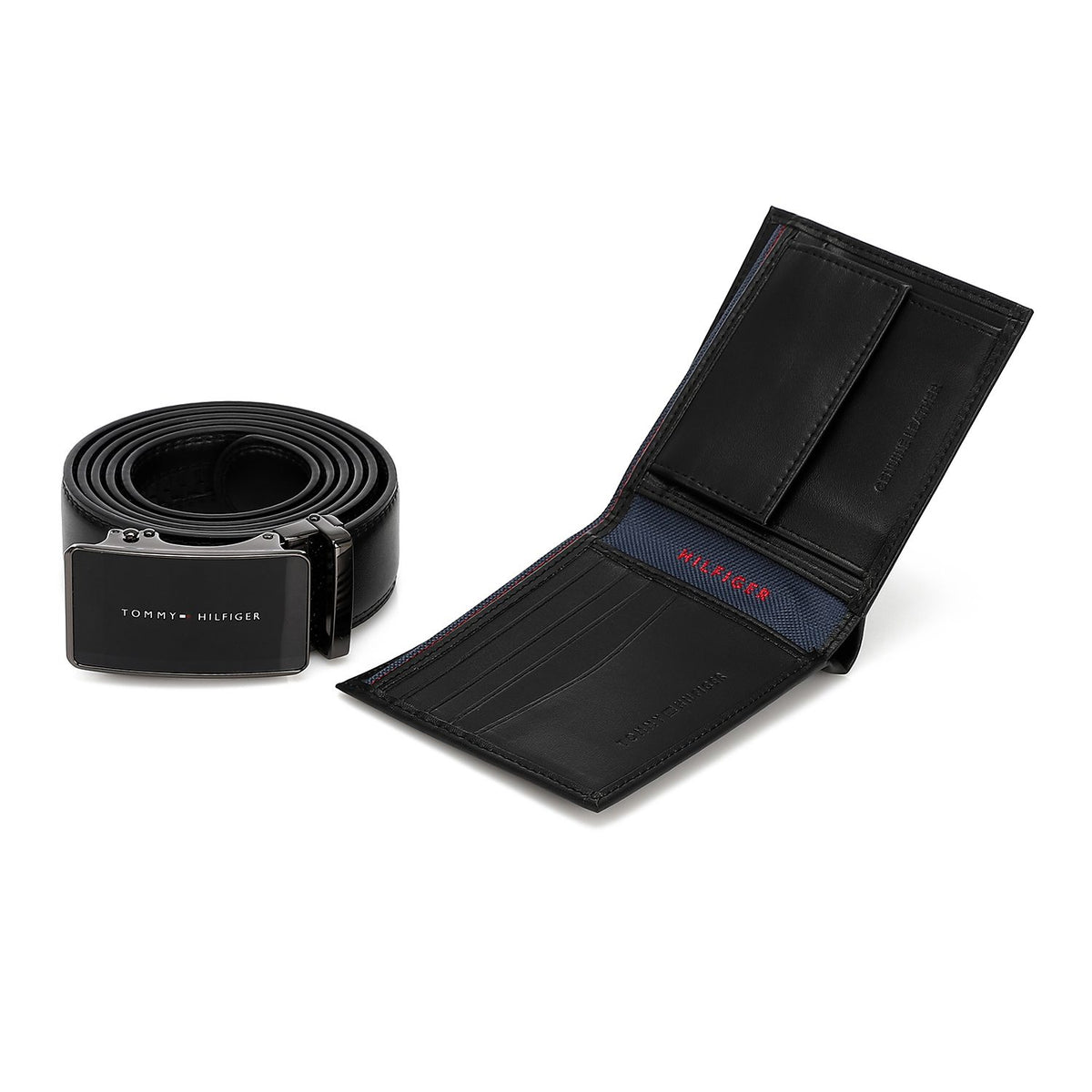 TOMMY HILFIGER set (Wallet & Belt)