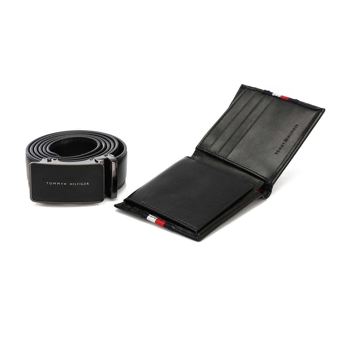 TOMMY HILFIGER set (Wallet & Belt)