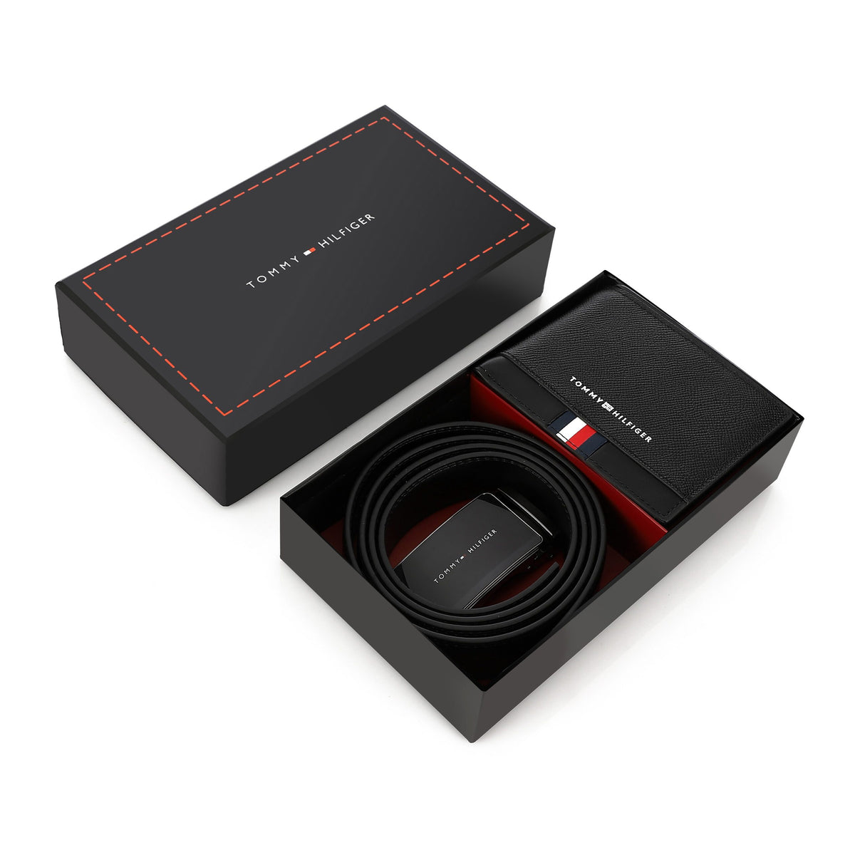TOMMY HILFIGER set (Wallet & Belt)