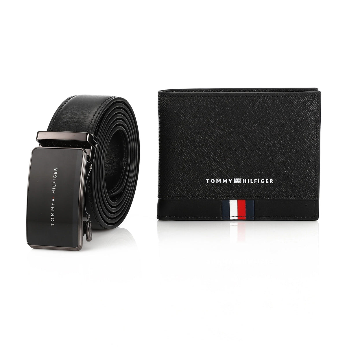 TOMMY HILFIGER set (Wallet & Belt)
