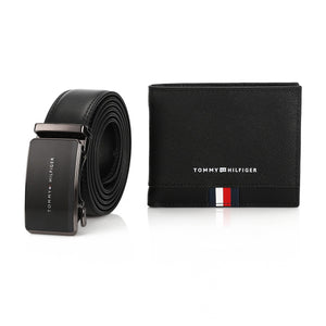 TOMMY HILFIGER set (Wallet & Belt)