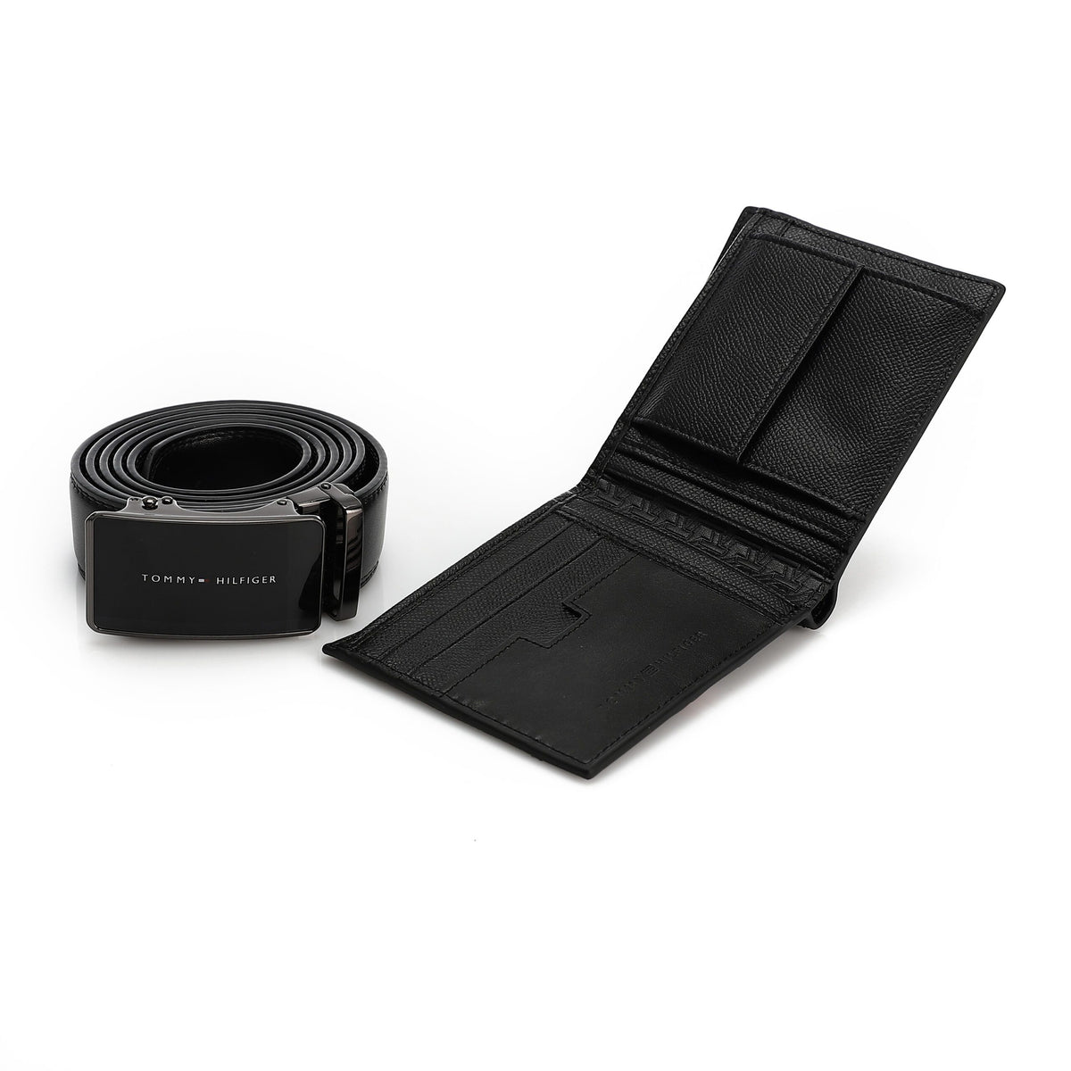 TOMMY HILFIGER set (Wallet & Belt)