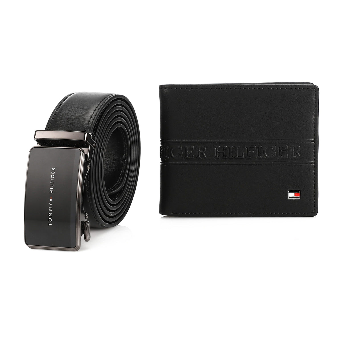 TOMMY HILFIGER set (Wallet & Belt)