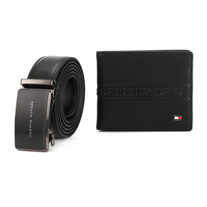 TOMMY HILFIGER set (Wallet & Belt)