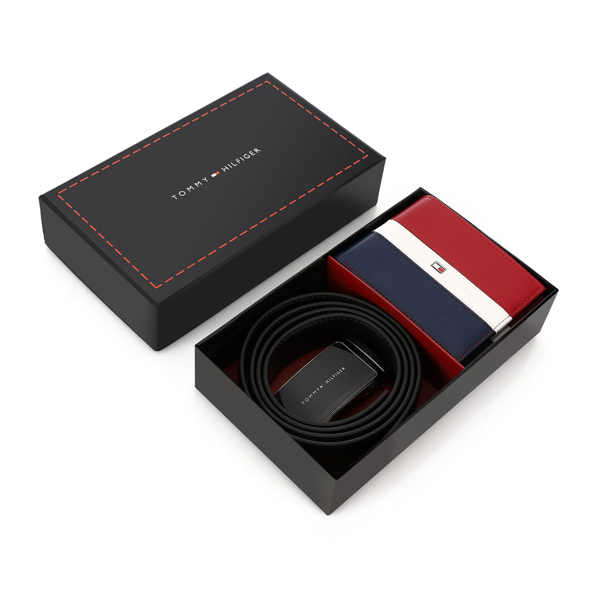 TOMMY HILFIGER set (Wallet & Belt)