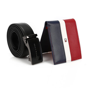 TOMMY HILFIGER set (Wallet & Belt)