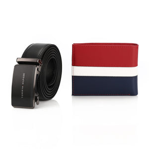 TOMMY HILFIGER set (Wallet & Belt)