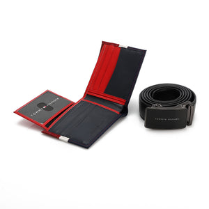 TOMMY HILFIGER set (Wallet & Belt)