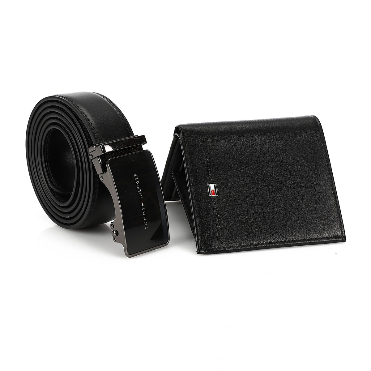 TOMMY HILFIGER set (Wallet & Belt)