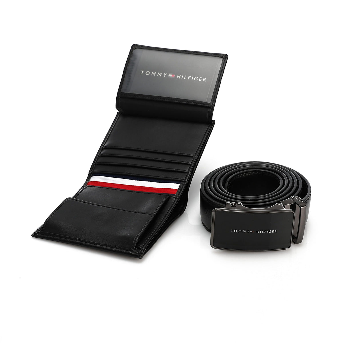 TOMMY HILFIGER set (Wallet & Belt)